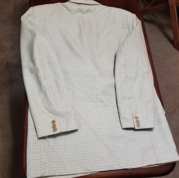 Enrico Coveri Italian Men's Classic Checkered Blazer - Picture 15 of 15